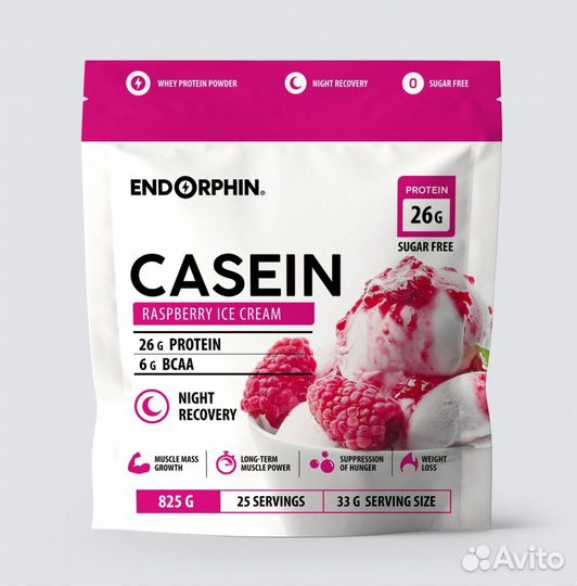 Протеин endorphin Micellar Casein дойпак 825 гр