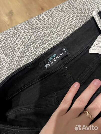 Джинсы skinny черные