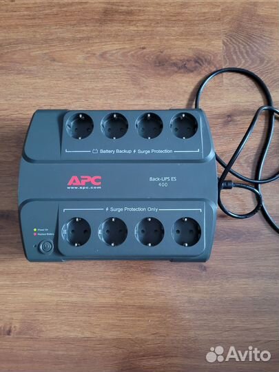 Ибп APC Back-UPS ES 400VA BE400-RS