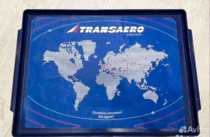 Салфетки, поднос Transaero(Трансаэро)