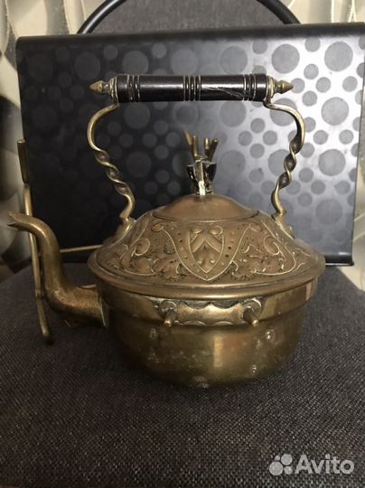 Бульотка чайник самовар латунь
