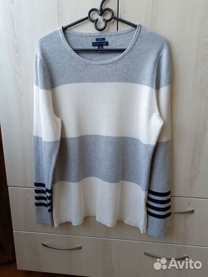 Джемпер tommy hilfiger хлопок XL