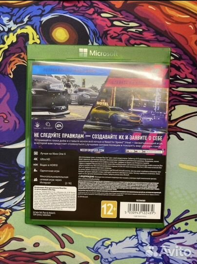 Диск на xbox one need for speed heat