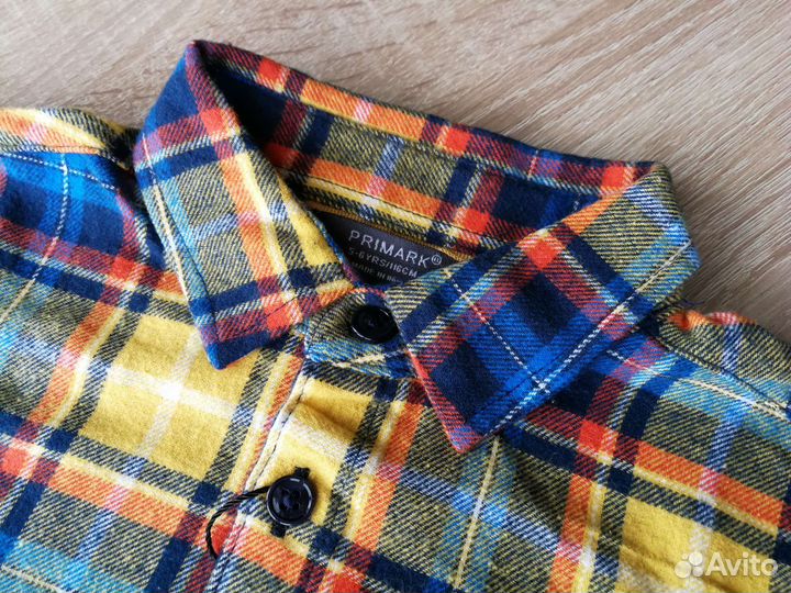 Рубашка фланелевая для мальчика новая