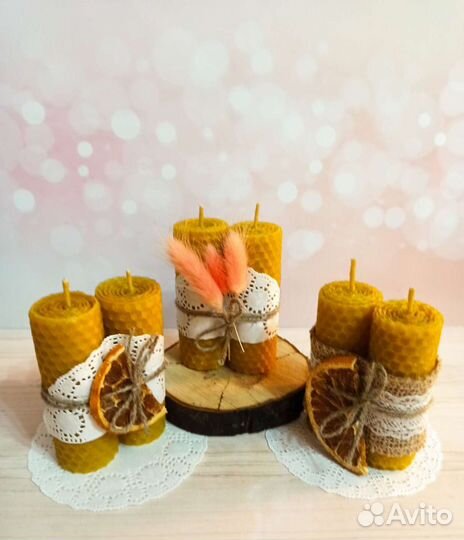 Свечи из натуральной вощины