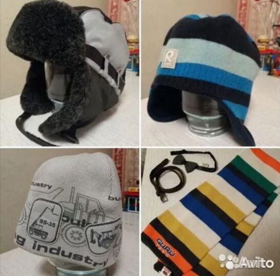 Maximo, Reima, Adidas бейсболки, шапки, краги