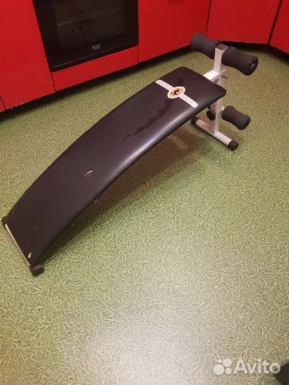 Тренажер для пресса и обруч