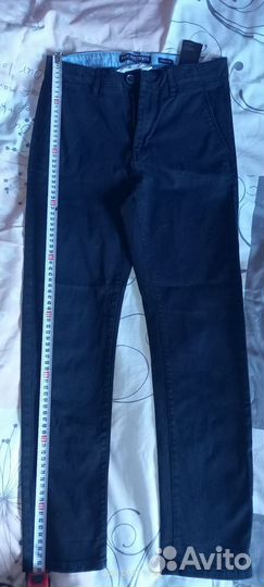 Брюки на мальчика черные H&M р140