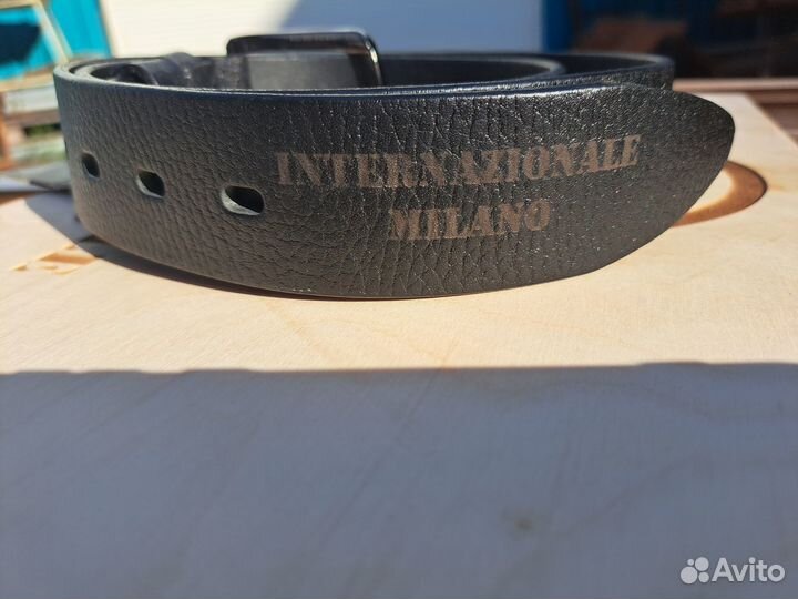 Кожаный ремень с гравировкой