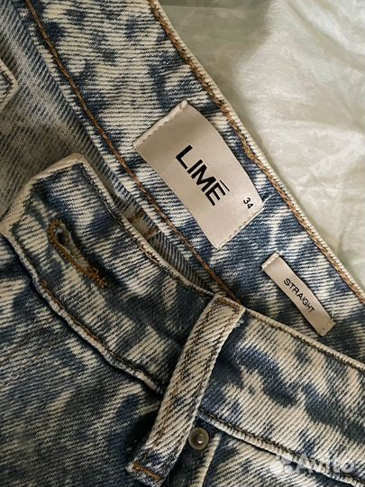 Джинсы straight lime 34