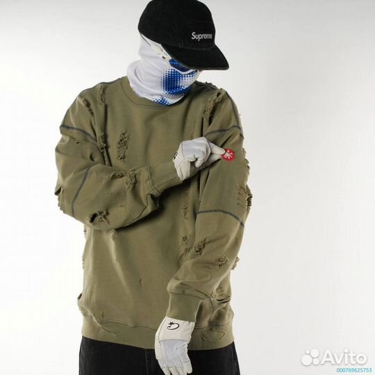 Свитшот cavempt рваный