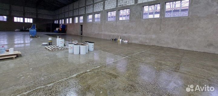 Шлифовка бетона камня Мазайка