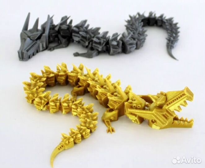 Робот-дракон подвижный гибкий 47см