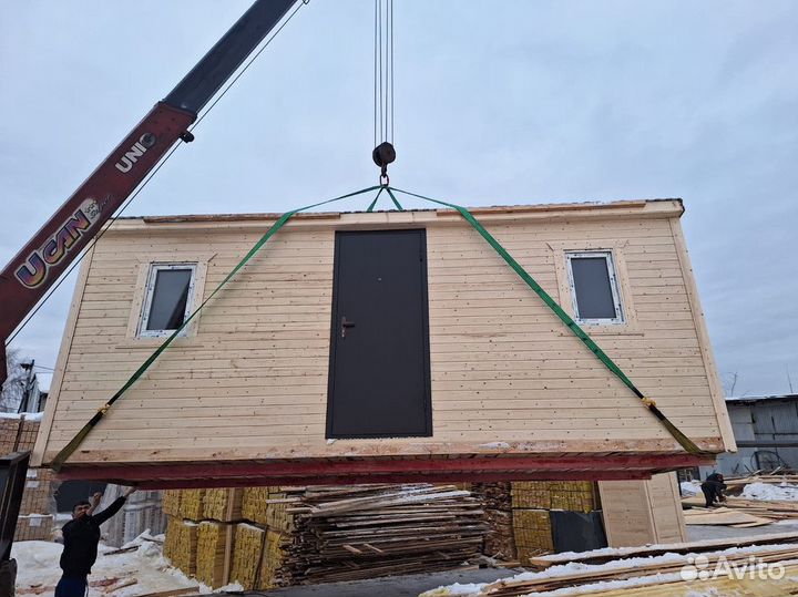Бытовка и хозблок с утеплением и отделкой