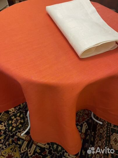 Скатерти салфетки 100 лен экспорт