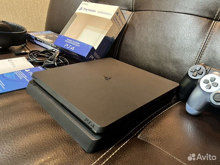 Sony playstation 4 slim 1tb с играми