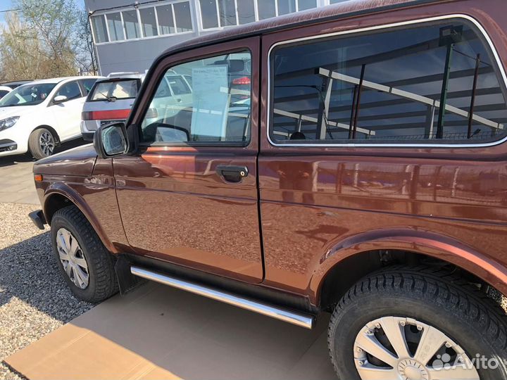 Защита порогов Niva 2121