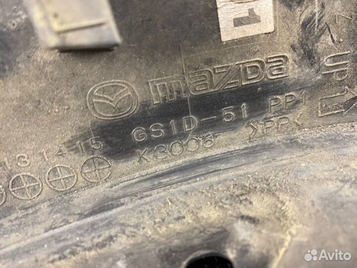 Накладка на крыло передняя левая Mazda Mazda6 GH