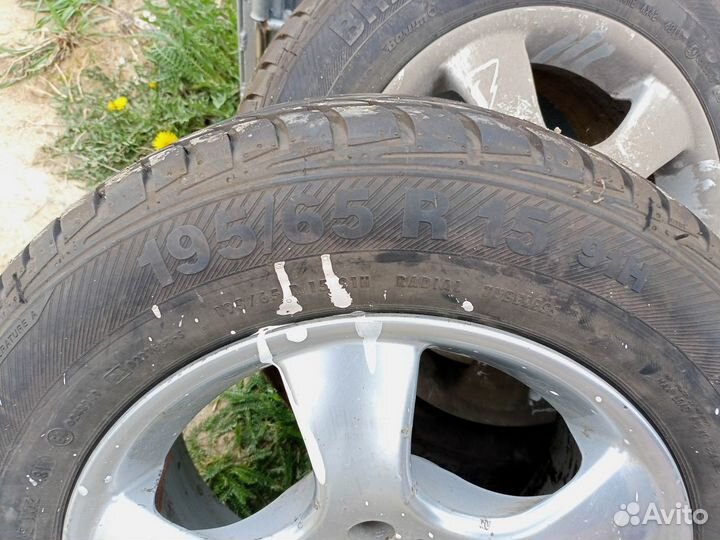 Колеса 195 65 15 летние бу 4шт
