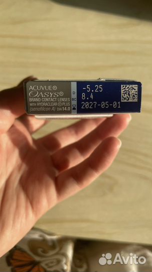 Контактные линзы acuvue oasys