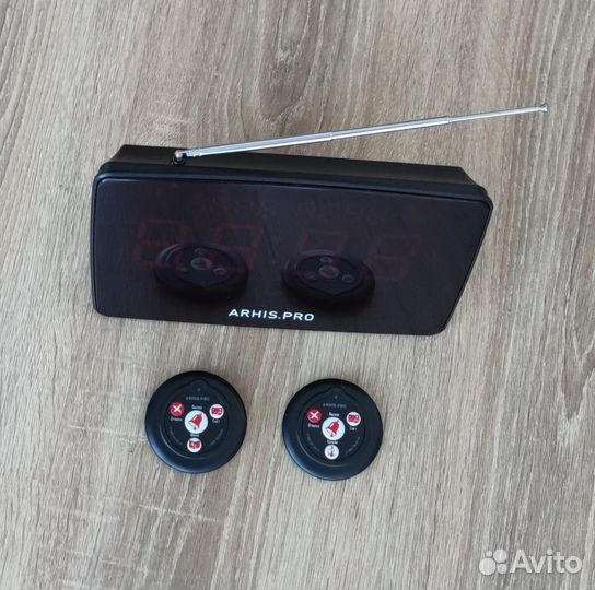 Кнопка вызова официанта кальянщ. Слим табло Инфо