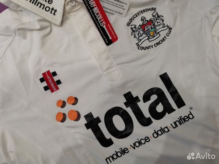Оригинальное Cricket Jersey,Gloucestershire County