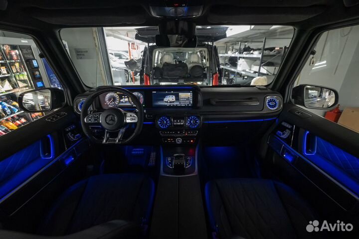 Воздуховоды с подсветкой Mercedes G class