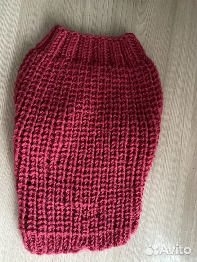Вязаный свитер для собаки