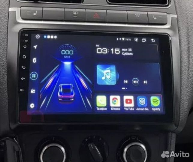 Магнитола Android на Volkswagen Polo