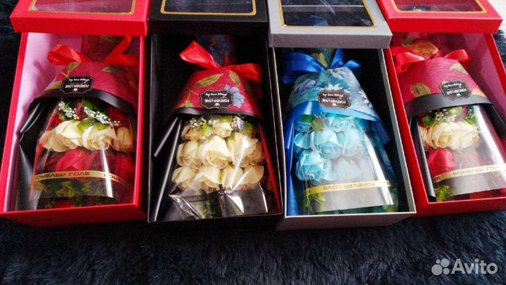 Букет роз из мыла Новый подарок любимой