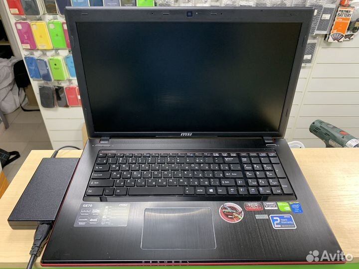 Игровой ноутбук 17 дюймов msi GE70