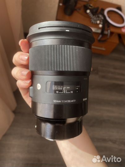 Объектив sigma art 50mm 1.4 sony
