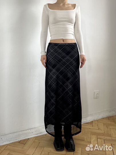 Юбка в клетку винтаж
