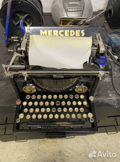 Печатная машинка mercedes modell3