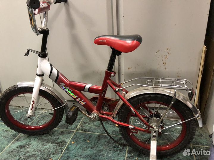 Детский велосипед бу колеса 14