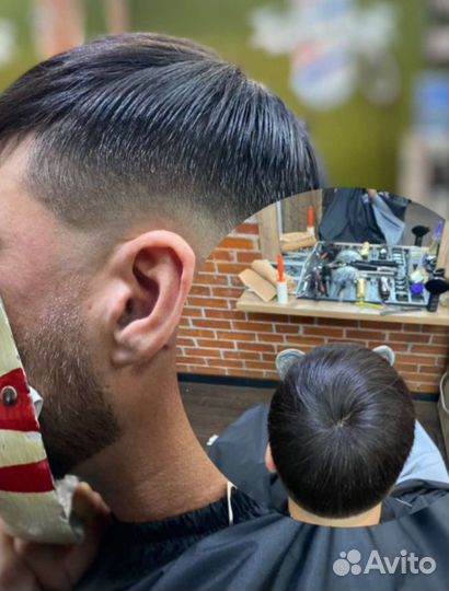 Мужские накладки из натуральных волос