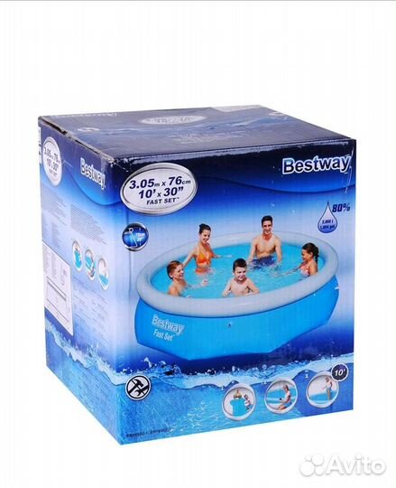 Новый надувной бассейн Bestway 305*76