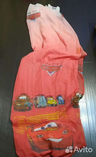 Шторы тюль в детскую Тачки