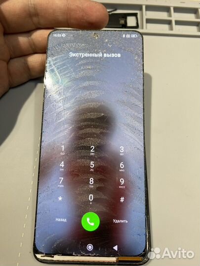 Замена стекла дисплея