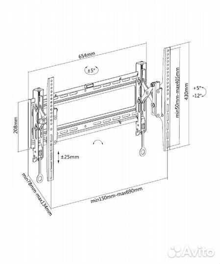 Новый кронштейн для телевизора Digis DSM-P6542T