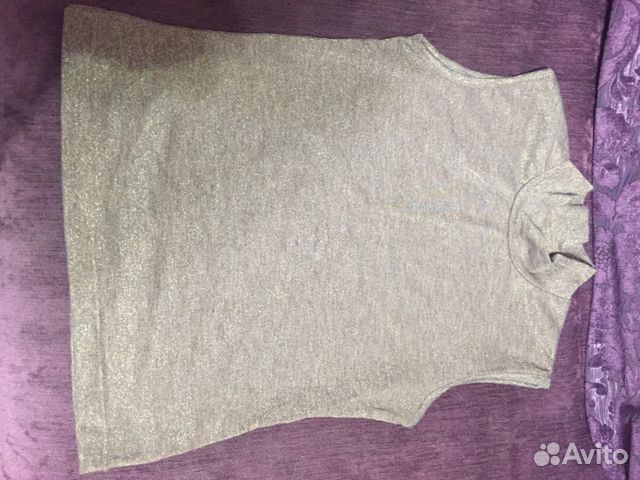 Майка с блестками на 5-6 лет