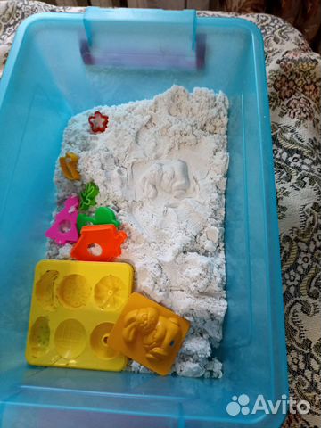 Кинетический песок с песочницей