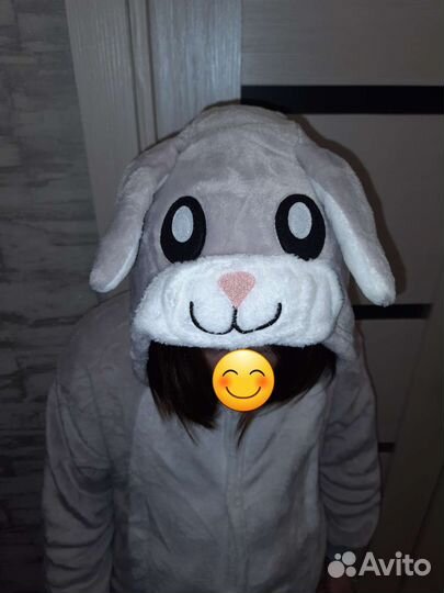 Пижама кигуруми заяц кролик карнавальный костюм