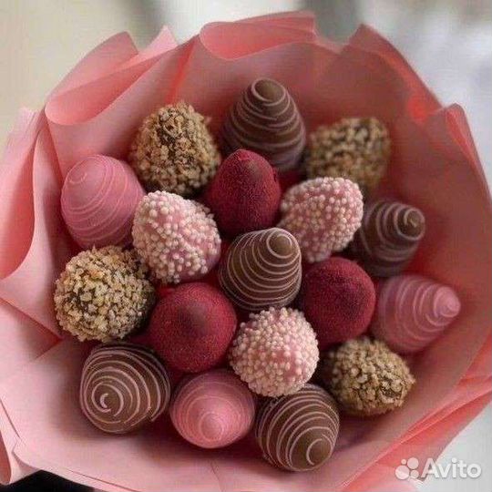 Букет из клубника В шоколаде