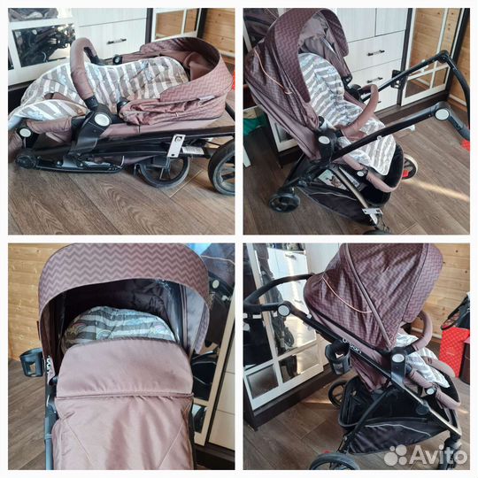 Прогулочная коляска с реверсивным блоком