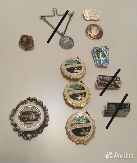 Значки СССР (охрана природы,мастер-умелец,искорка)