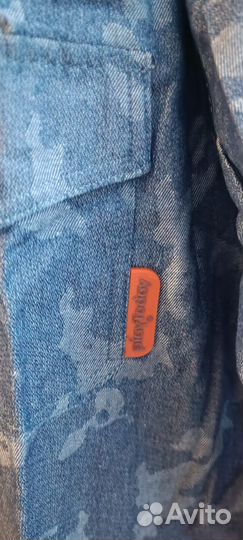 Сорочка рубашка текстильная джинсовая мальчикам