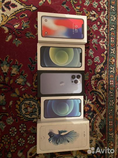 Коробки на iPhone