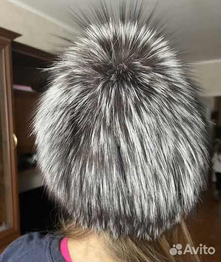 Шапка чернобурка натуральная