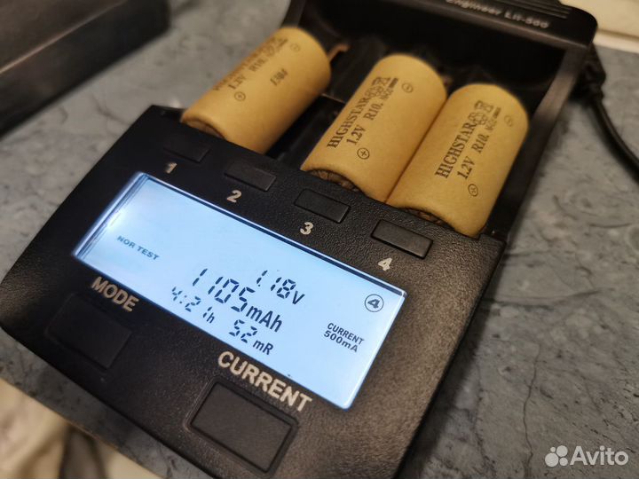 Аккумуляторы 100шт NiCd 1.2В 1000мАч 22х42мм
